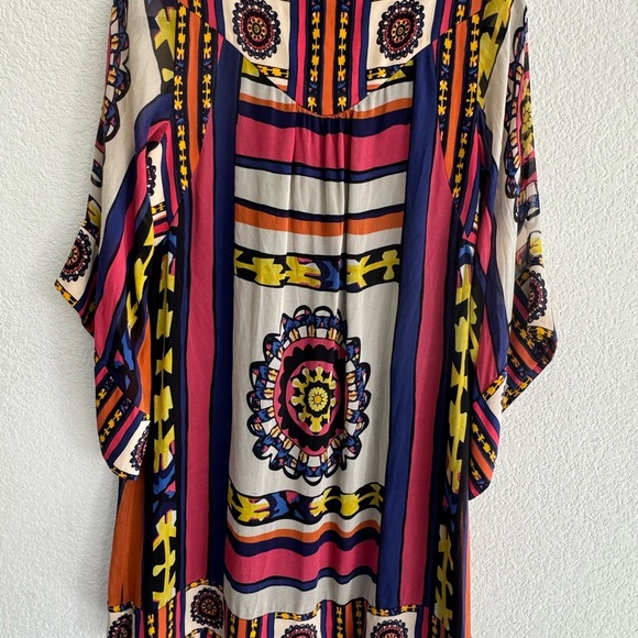 Diane Von Furstenberg Tabalah Multicolor Silk Dress size 6 - Picture 8 of 10